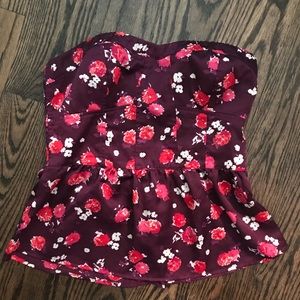 American Eagle silk Tank Top. EUC zipper on side